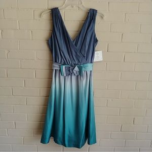 Susie Chin for Maggie Boutique Petite Dress Women’s Size 12P Silk Ombré NWT